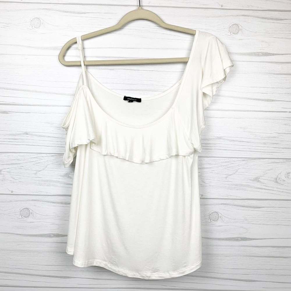 Ambiance Ruffled Top Large